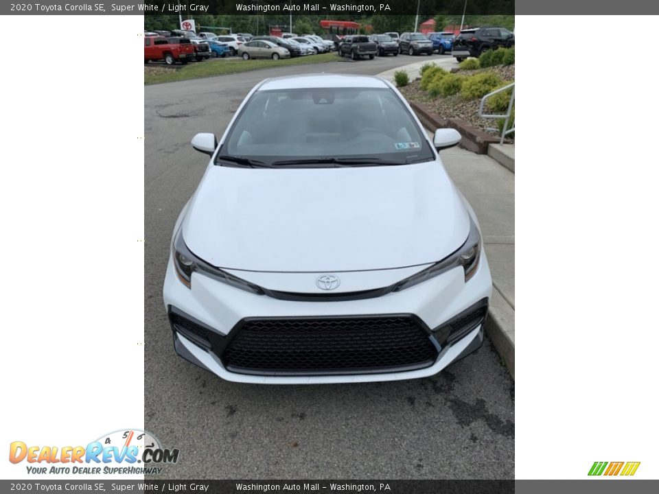 2020 Toyota Corolla SE Super White / Light Gray Photo #3