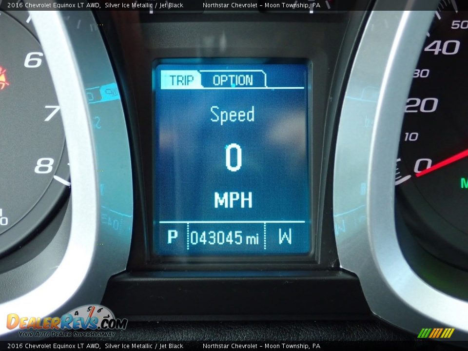 2016 Chevrolet Equinox LT AWD Silver Ice Metallic / Jet Black Photo #29