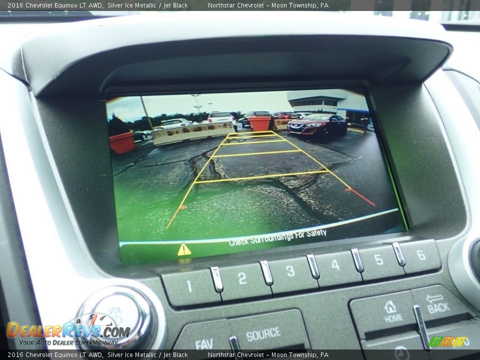 2016 Chevrolet Equinox LT AWD Silver Ice Metallic / Jet Black Photo #30