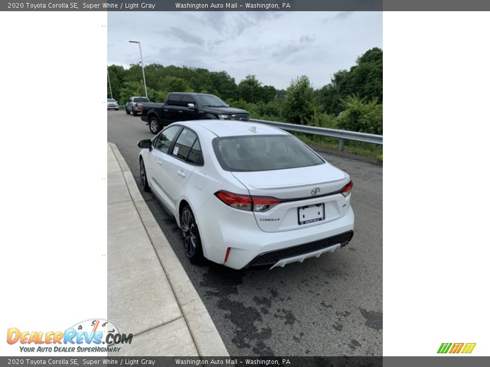 2020 Toyota Corolla SE Super White / Light Gray Photo #5