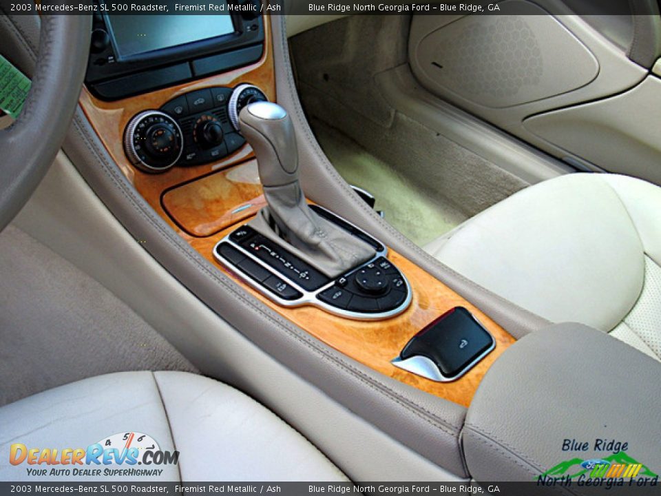 2003 Mercedes-Benz SL 500 Roadster Firemist Red Metallic / Ash Photo #29