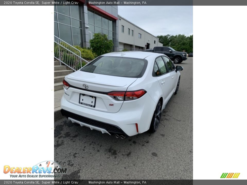 2020 Toyota Corolla SE Super White / Light Gray Photo #7