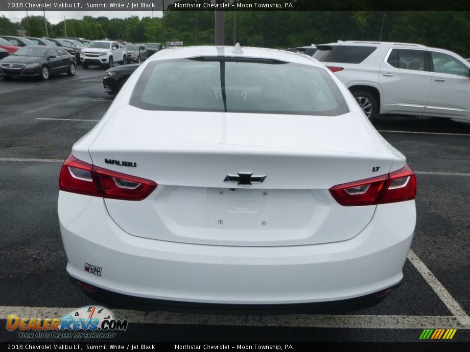2018 Chevrolet Malibu LT Summit White / Jet Black Photo #4