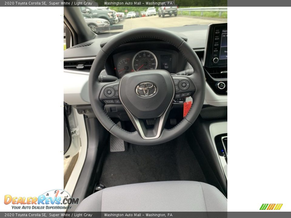 2020 Toyota Corolla SE Super White / Light Gray Photo #11