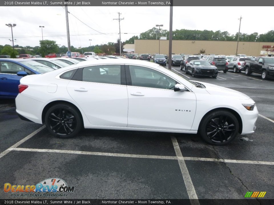 2018 Chevrolet Malibu LT Summit White / Jet Black Photo #6