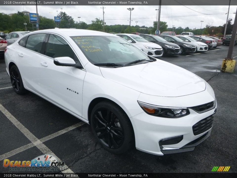 2018 Chevrolet Malibu LT Summit White / Jet Black Photo #7