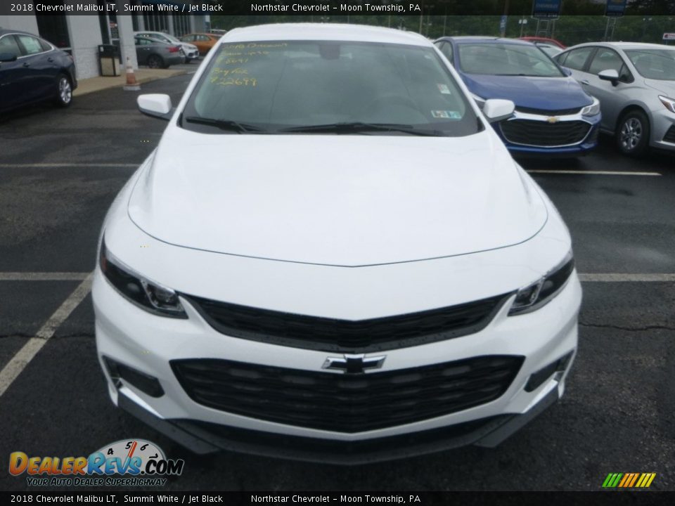 2018 Chevrolet Malibu LT Summit White / Jet Black Photo #8