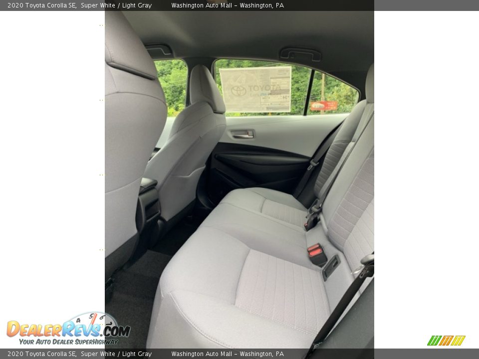 2020 Toyota Corolla SE Super White / Light Gray Photo #18