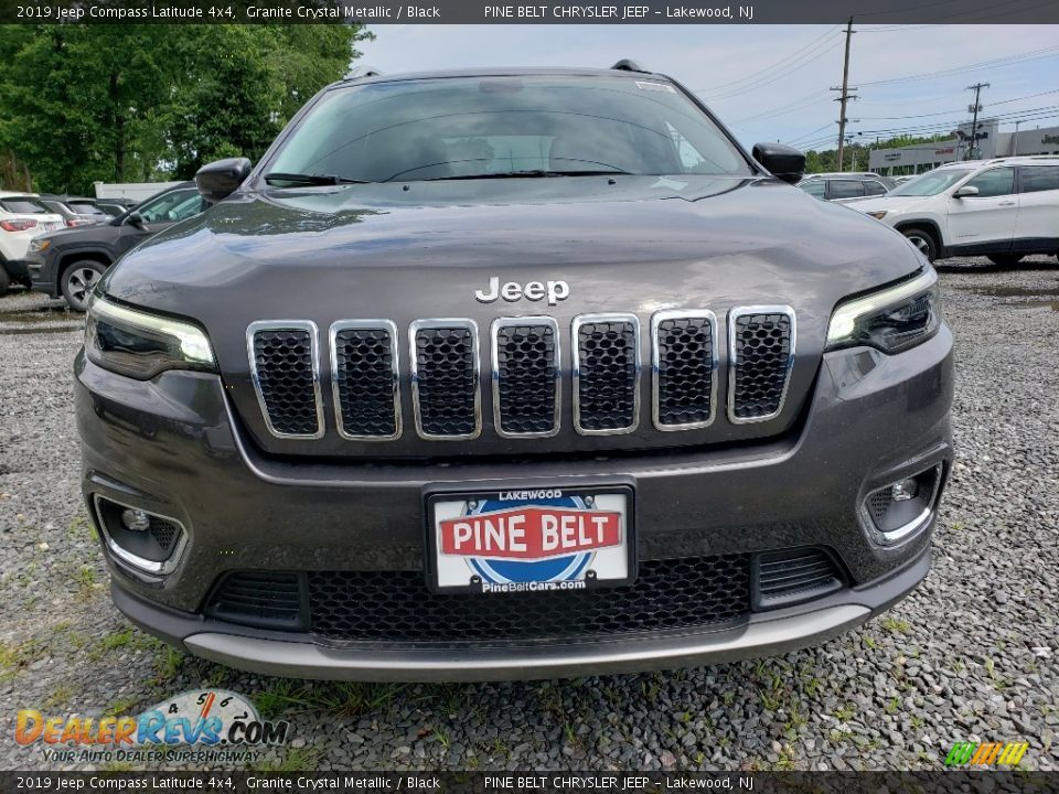 2019 Jeep Compass Latitude 4x4 Granite Crystal Metallic / Black Photo #2