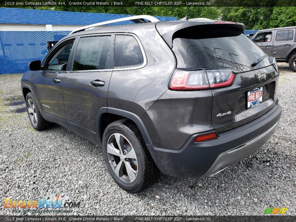2019 Jeep Compass Latitude 4x4 Granite Crystal Metallic / Black Photo #4