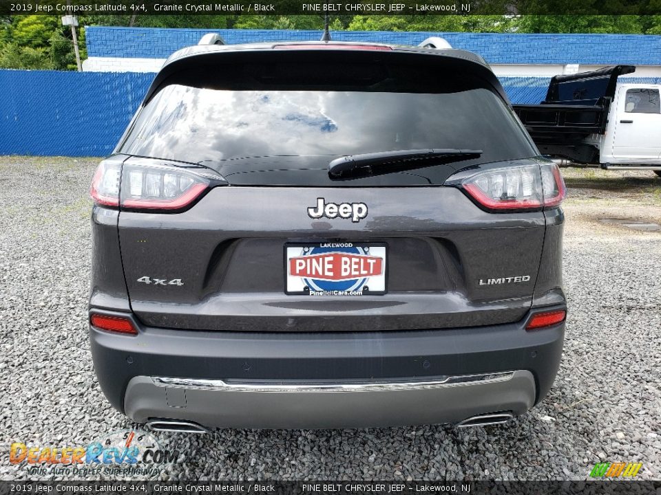 2019 Jeep Compass Latitude 4x4 Granite Crystal Metallic / Black Photo #5