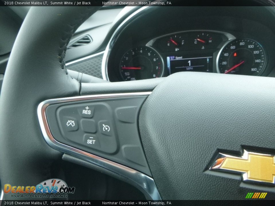 2018 Chevrolet Malibu LT Summit White / Jet Black Photo #20