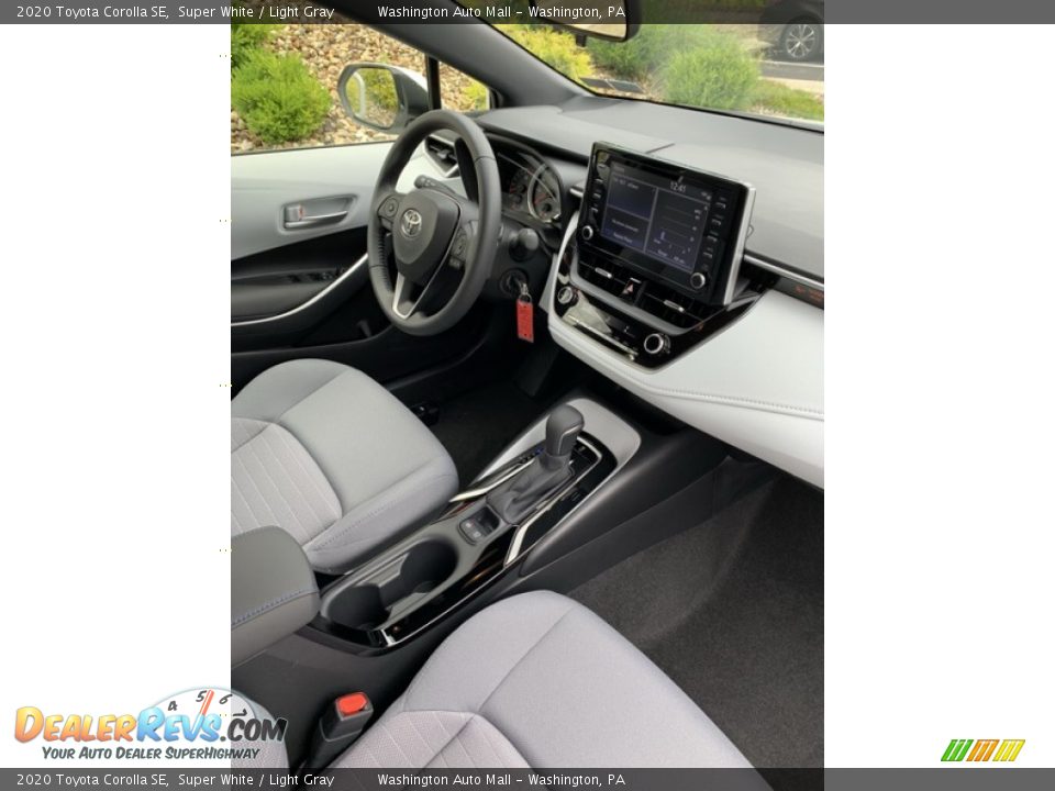 2020 Toyota Corolla SE Super White / Light Gray Photo #33