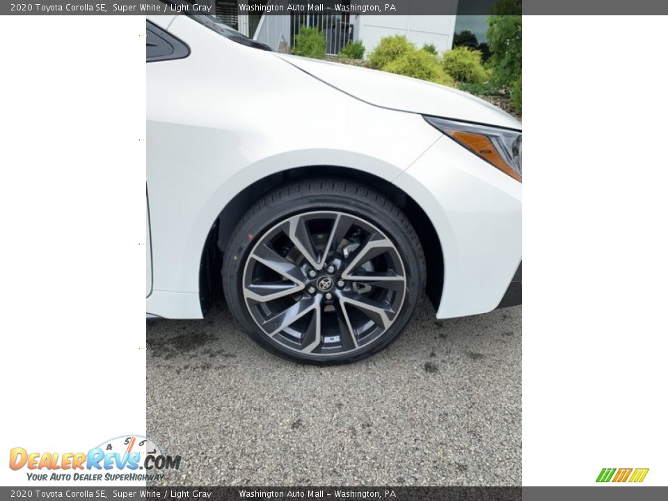 2020 Toyota Corolla SE Super White / Light Gray Photo #35