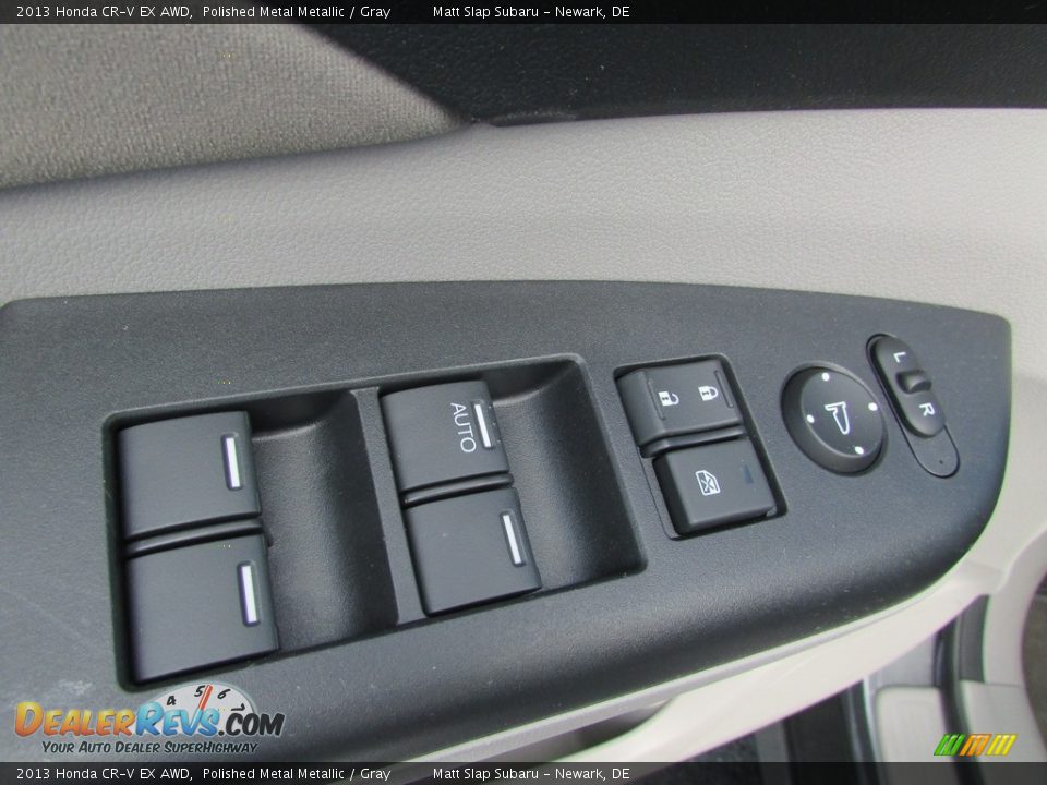 2013 Honda CR-V EX AWD Polished Metal Metallic / Gray Photo #15