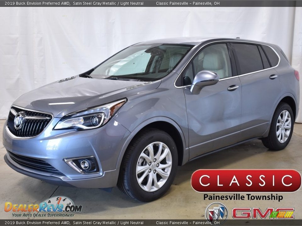 2019 Buick Envision Preferred AWD Satin Steel Gray Metallic / Light Neutral Photo #1