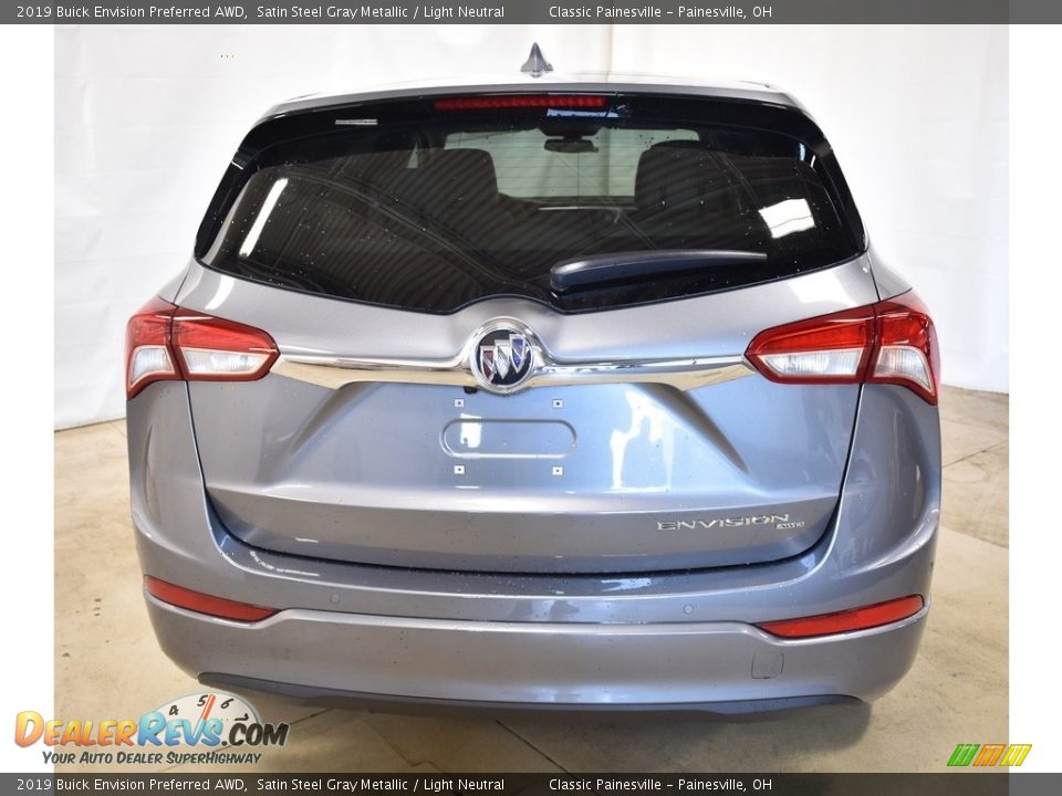 2019 Buick Envision Preferred AWD Satin Steel Gray Metallic / Light Neutral Photo #3