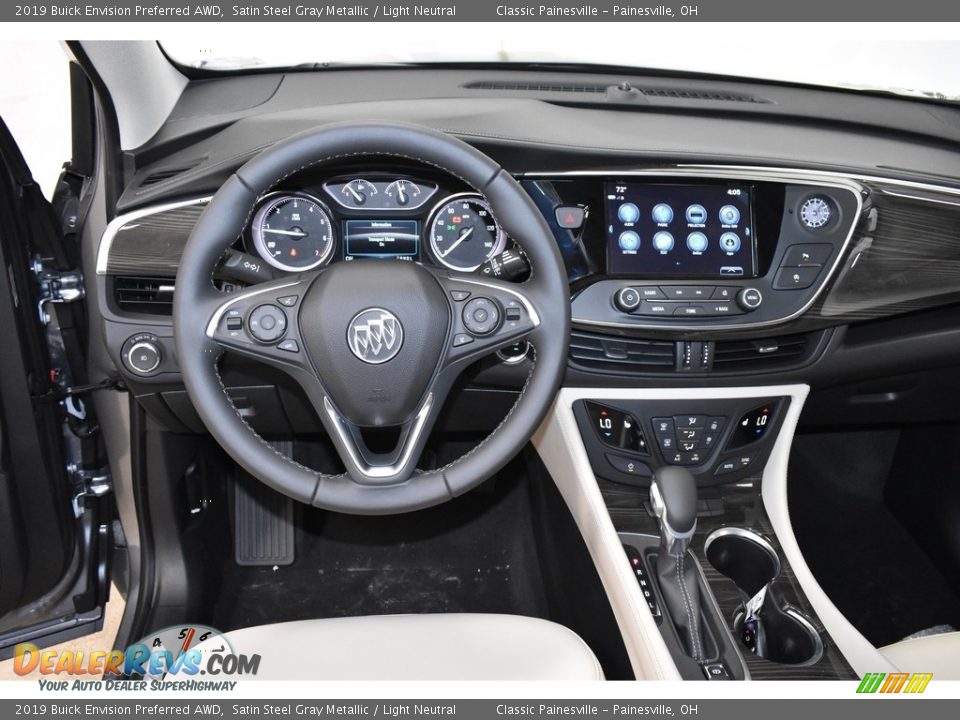 2019 Buick Envision Preferred AWD Satin Steel Gray Metallic / Light Neutral Photo #8