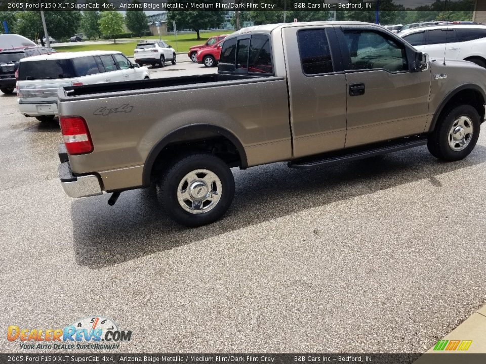 2005 Ford F150 XLT SuperCab 4x4 Arizona Beige Metallic / Medium Flint/Dark Flint Grey Photo #7