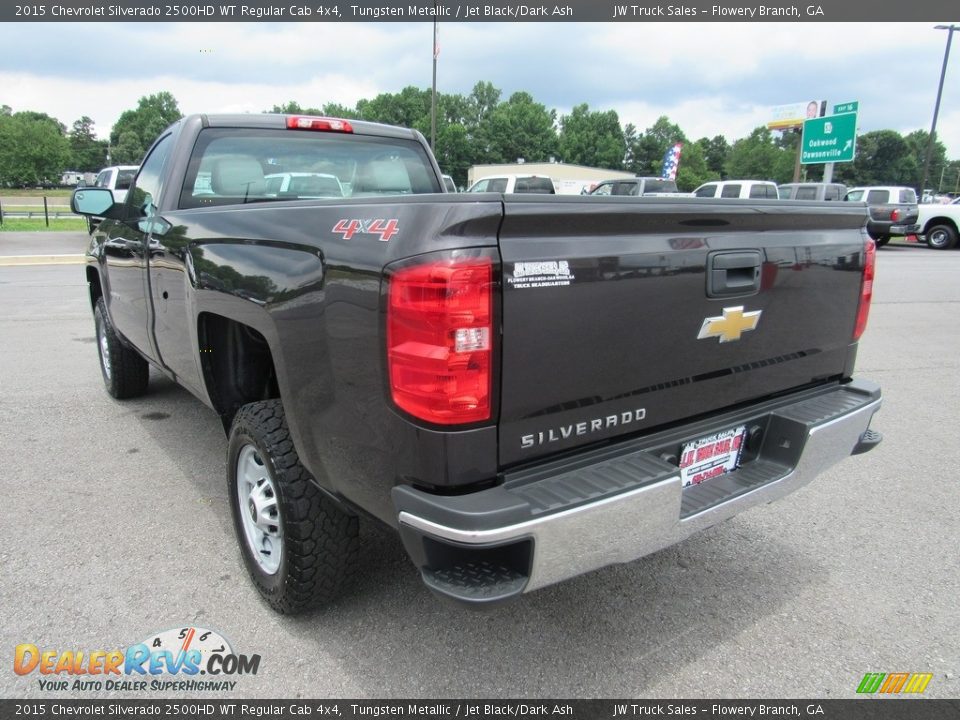 2015 Chevrolet Silverado 2500HD WT Regular Cab 4x4 Tungsten Metallic / Jet Black/Dark Ash Photo #3