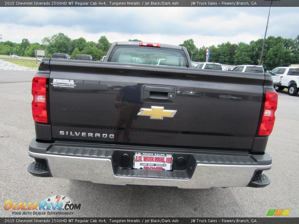 2015 Chevrolet Silverado 2500HD WT Regular Cab 4x4 Tungsten Metallic / Jet Black/Dark Ash Photo #4