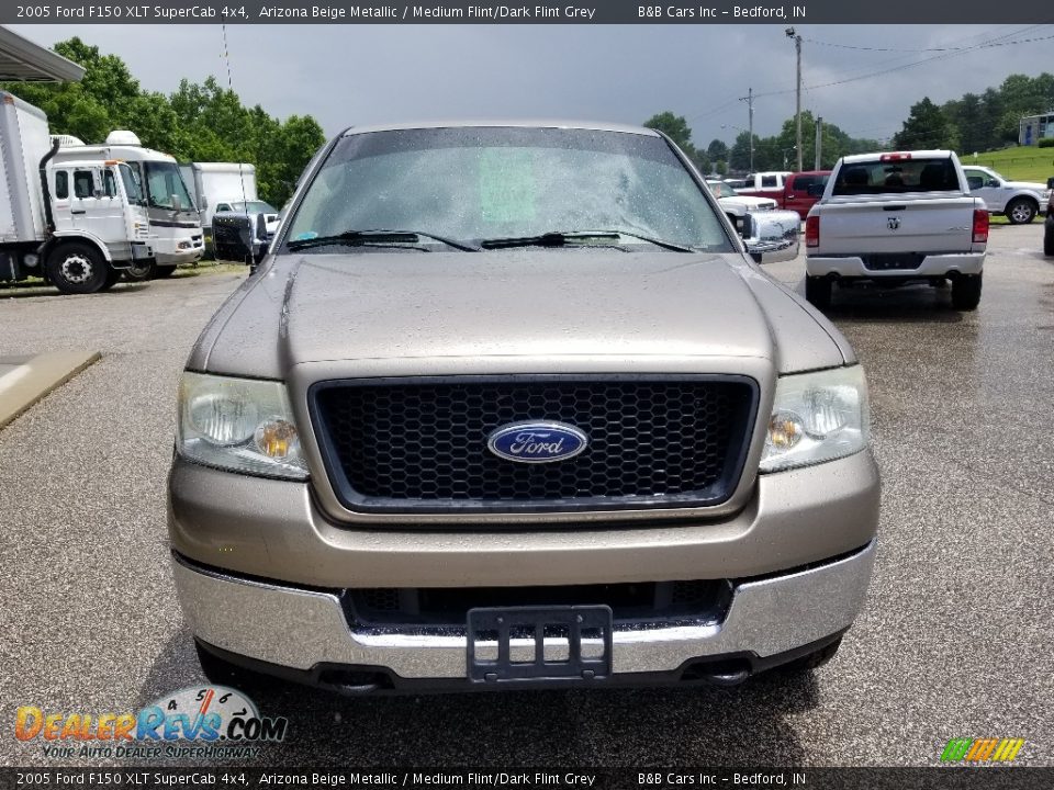 2005 Ford F150 XLT SuperCab 4x4 Arizona Beige Metallic / Medium Flint/Dark Flint Grey Photo #10