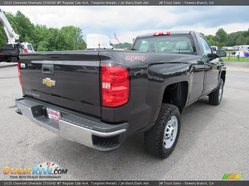 2015 Chevrolet Silverado 2500HD WT Regular Cab 4x4 Tungsten Metallic / Jet Black/Dark Ash Photo #5