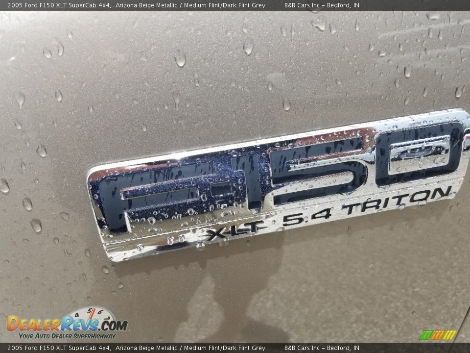 2005 Ford F150 XLT SuperCab 4x4 Arizona Beige Metallic / Medium Flint/Dark Flint Grey Photo #12