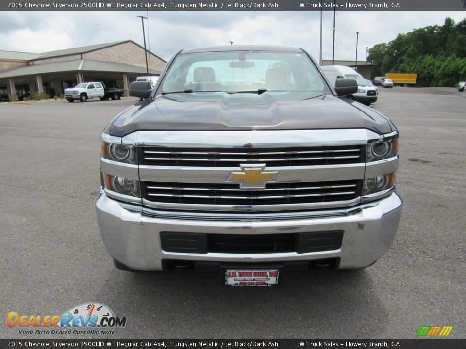 2015 Chevrolet Silverado 2500HD WT Regular Cab 4x4 Tungsten Metallic / Jet Black/Dark Ash Photo #8