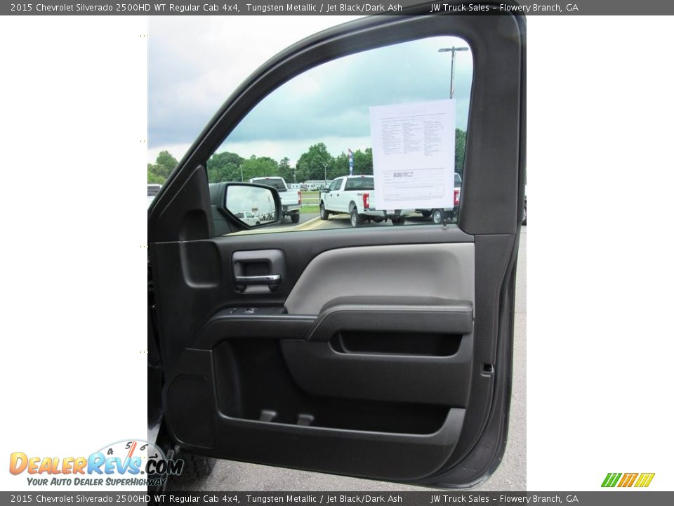 2015 Chevrolet Silverado 2500HD WT Regular Cab 4x4 Tungsten Metallic / Jet Black/Dark Ash Photo #9