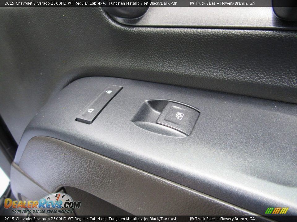 2015 Chevrolet Silverado 2500HD WT Regular Cab 4x4 Tungsten Metallic / Jet Black/Dark Ash Photo #10