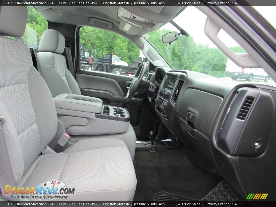 2015 Chevrolet Silverado 2500HD WT Regular Cab 4x4 Tungsten Metallic / Jet Black/Dark Ash Photo #12