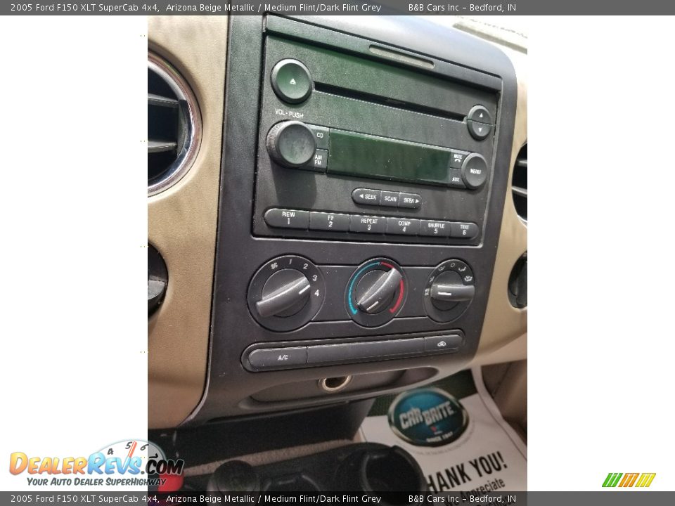 2005 Ford F150 XLT SuperCab 4x4 Arizona Beige Metallic / Medium Flint/Dark Flint Grey Photo #17