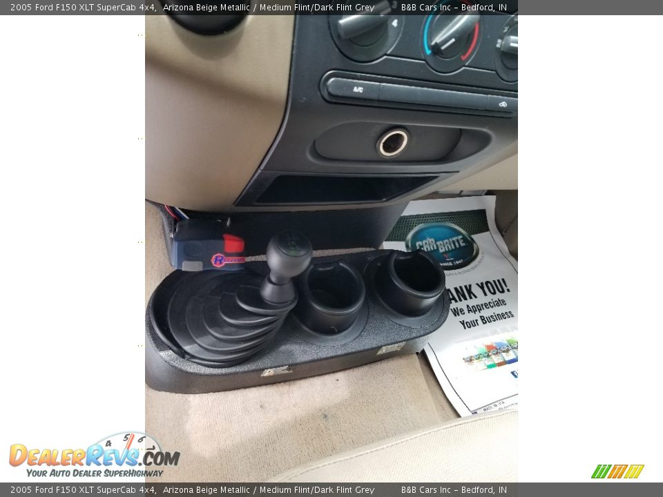 2005 Ford F150 XLT SuperCab 4x4 Arizona Beige Metallic / Medium Flint/Dark Flint Grey Photo #18