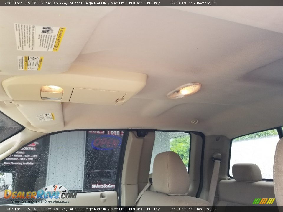 2005 Ford F150 XLT SuperCab 4x4 Arizona Beige Metallic / Medium Flint/Dark Flint Grey Photo #19