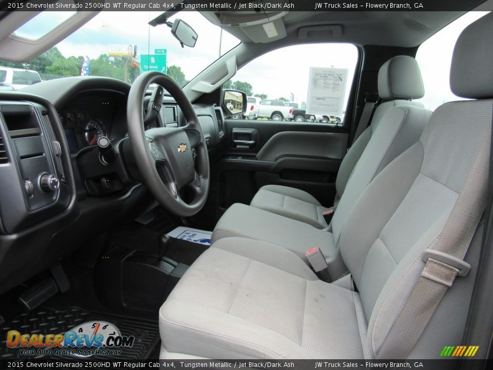2015 Chevrolet Silverado 2500HD WT Regular Cab 4x4 Tungsten Metallic / Jet Black/Dark Ash Photo #16