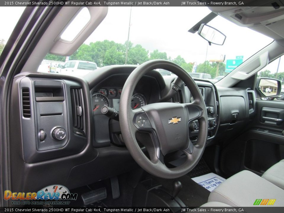 2015 Chevrolet Silverado 2500HD WT Regular Cab 4x4 Tungsten Metallic / Jet Black/Dark Ash Photo #17