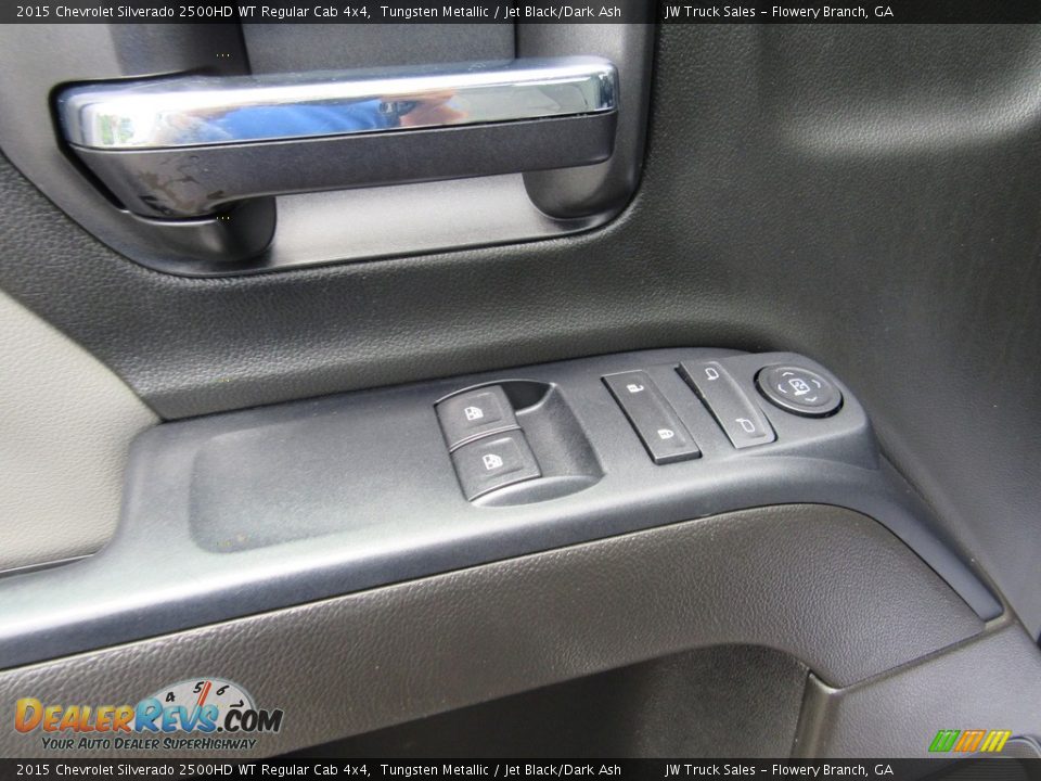2015 Chevrolet Silverado 2500HD WT Regular Cab 4x4 Tungsten Metallic / Jet Black/Dark Ash Photo #21