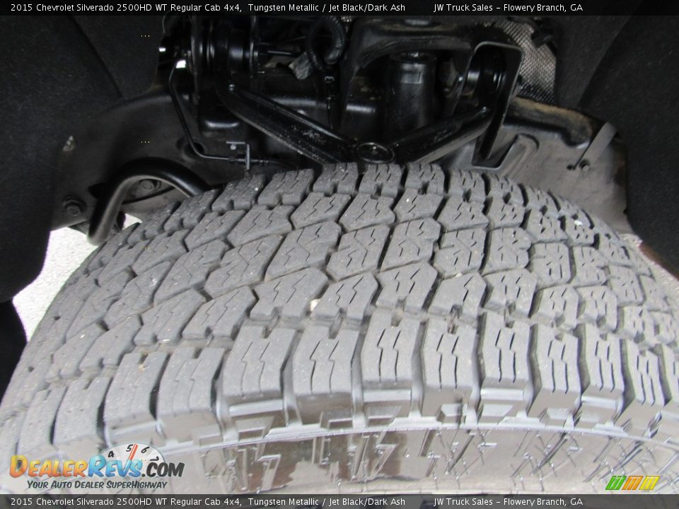 2015 Chevrolet Silverado 2500HD WT Regular Cab 4x4 Tungsten Metallic / Jet Black/Dark Ash Photo #32