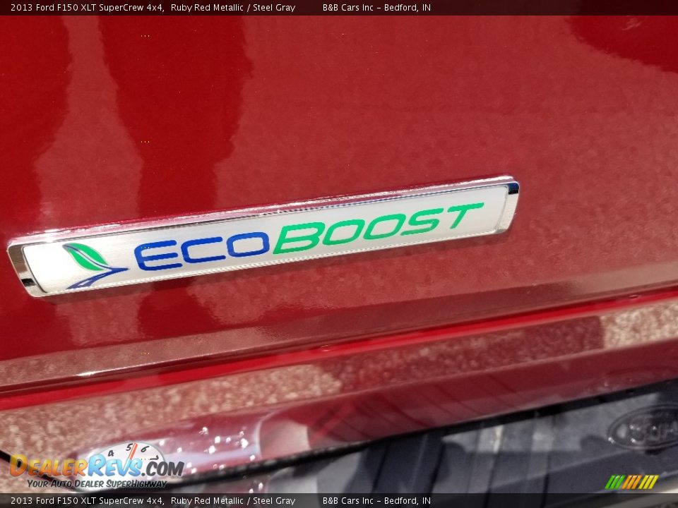 2013 Ford F150 XLT SuperCrew 4x4 Ruby Red Metallic / Steel Gray Photo #10