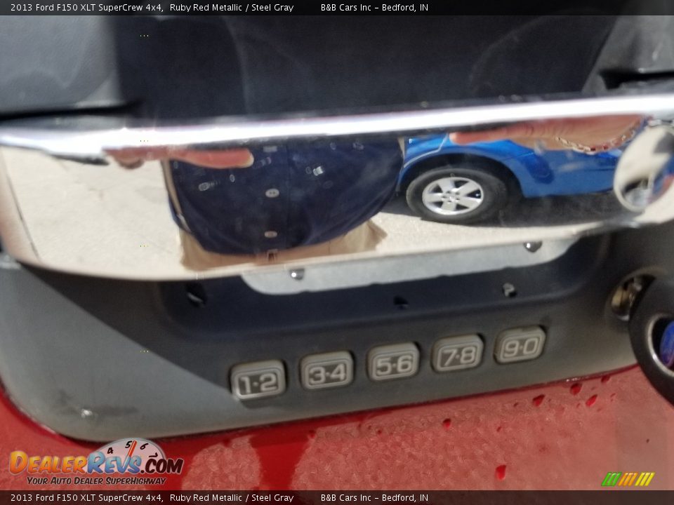 2013 Ford F150 XLT SuperCrew 4x4 Ruby Red Metallic / Steel Gray Photo #11