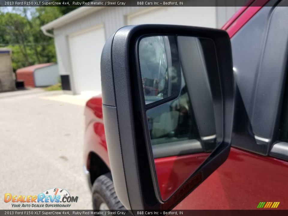 2013 Ford F150 XLT SuperCrew 4x4 Ruby Red Metallic / Steel Gray Photo #12