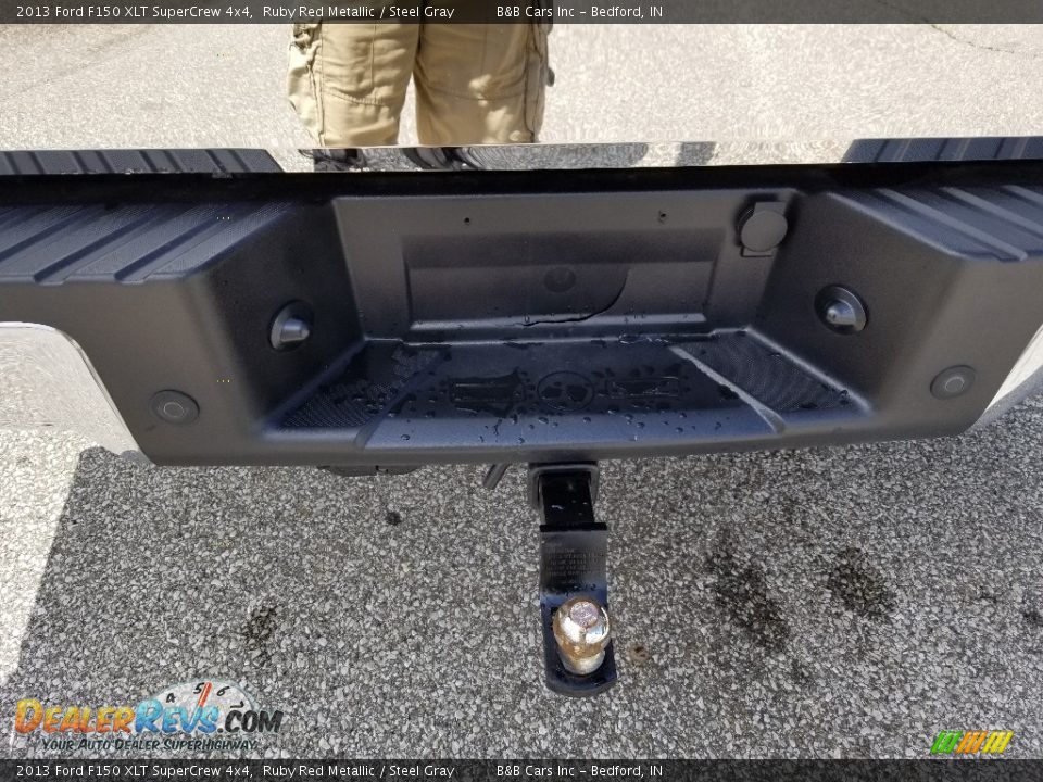 2013 Ford F150 XLT SuperCrew 4x4 Ruby Red Metallic / Steel Gray Photo #14