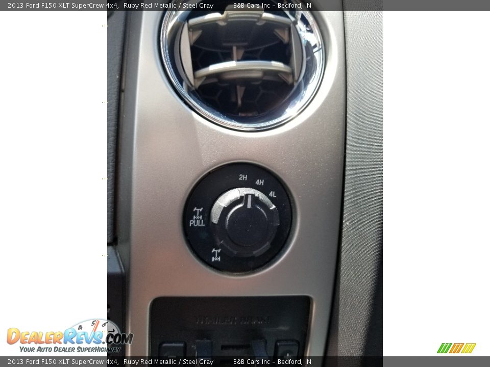 2013 Ford F150 XLT SuperCrew 4x4 Ruby Red Metallic / Steel Gray Photo #21