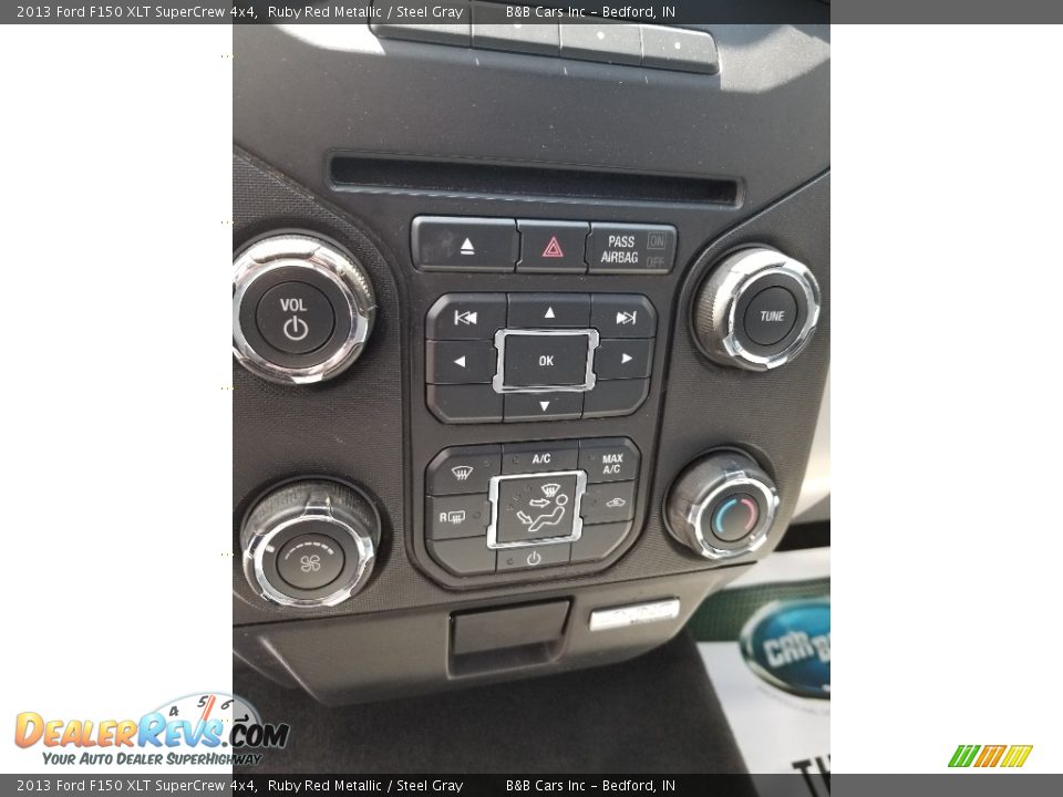 2013 Ford F150 XLT SuperCrew 4x4 Ruby Red Metallic / Steel Gray Photo #23