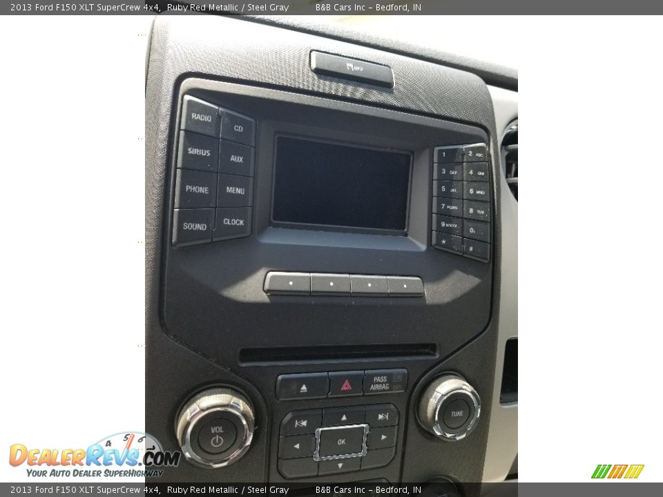 2013 Ford F150 XLT SuperCrew 4x4 Ruby Red Metallic / Steel Gray Photo #24
