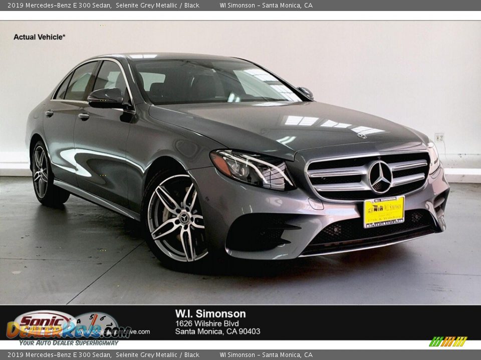2019 Mercedes-Benz E 300 Sedan Selenite Grey Metallic / Black Photo #1