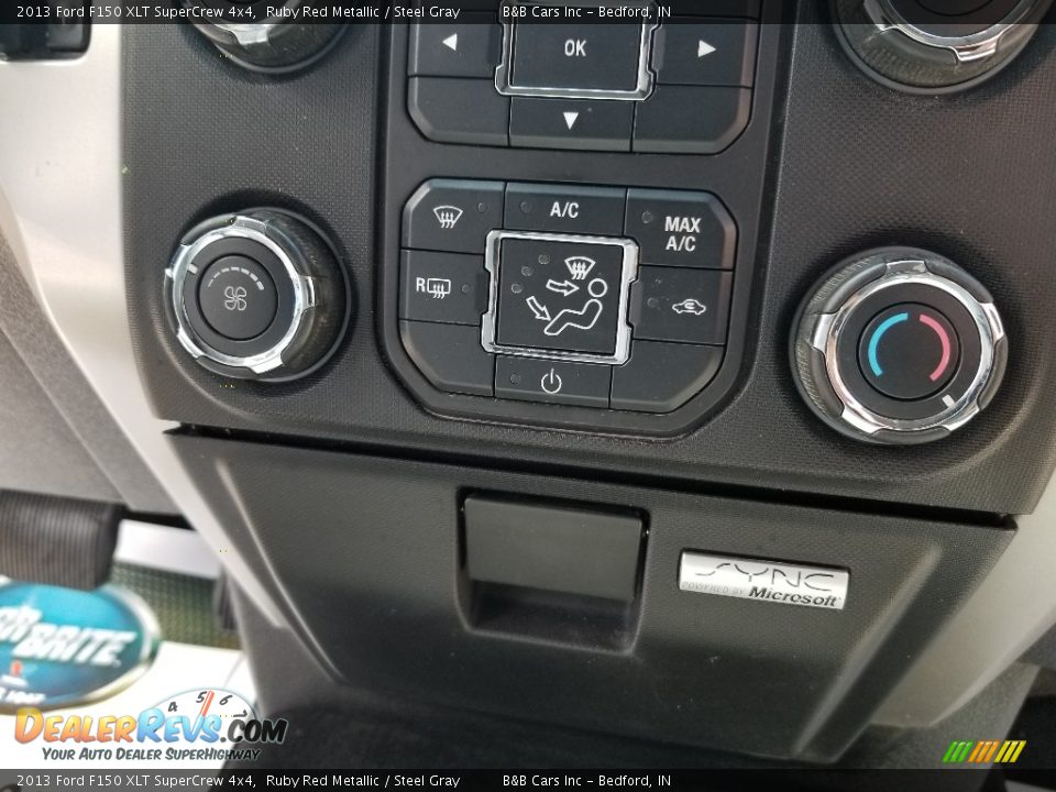 2013 Ford F150 XLT SuperCrew 4x4 Ruby Red Metallic / Steel Gray Photo #36