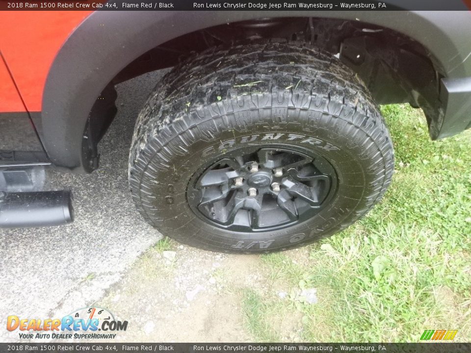 2018 Ram 1500 Rebel Crew Cab 4x4 Flame Red / Black Photo #9