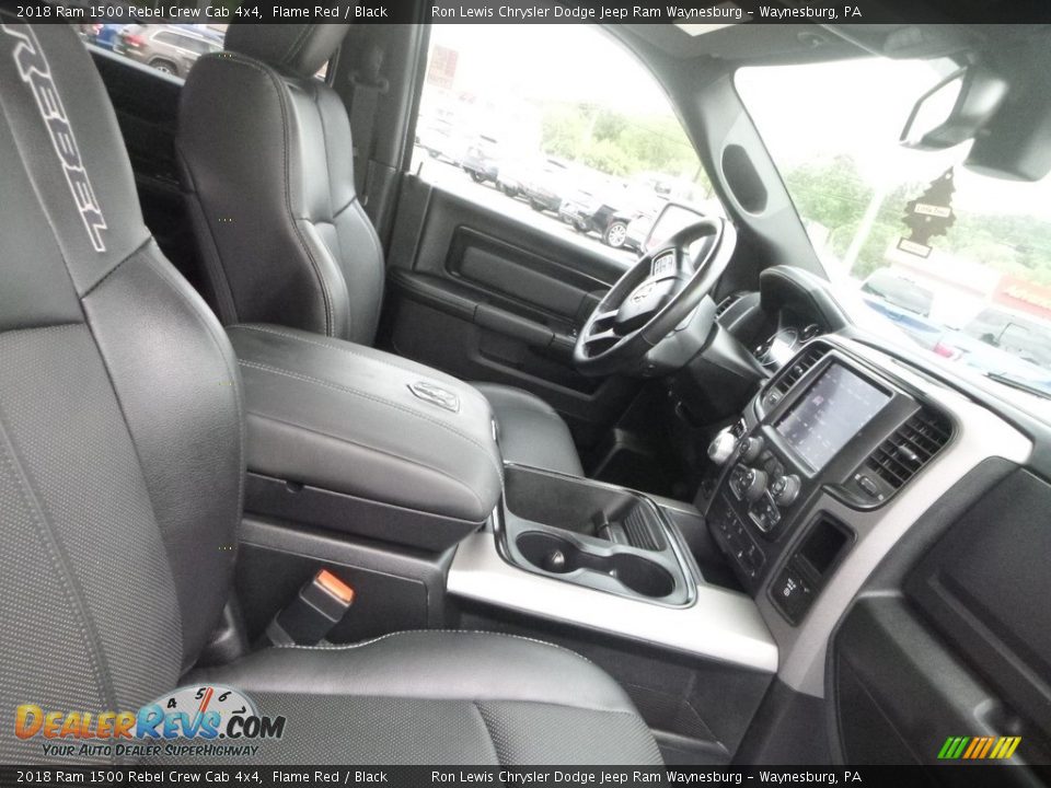 2018 Ram 1500 Rebel Crew Cab 4x4 Flame Red / Black Photo #10